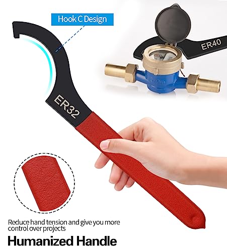 Mdvora Coilover Spanner Wrench Set, 4pcs, Alloy Steel, Rubber - color: 4pcs