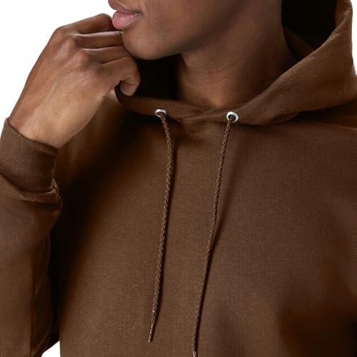 Hanes Men's Hoodie - EcoSmart Fleece Hooded Sweatshirt for Men & Women - Midweight Fleece - Big & Tall Available - color: Army Brown, size: Small