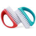 Amaxiu Hand Nail Brushes, 2pcs Grip Clean Heavy Duty Nail Brushes for Cleaning Fingernails Nylon Firm Stiff Bristles Deep Clean Scrubber for Mechanics Gardeners Hand Under Nails Toes(Red, Blue) | Nylon Firm Stiff Bristles Deep Clean Scrubber for Mechanics