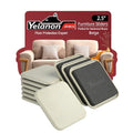 Yelanon Furniture Sliders 20 Pcs 2.5" Square Beige for Carpet - size: 20pcs 2.5” Square Beige