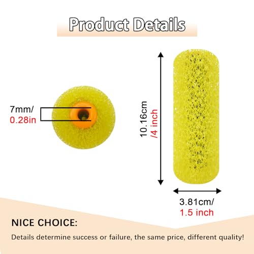 8 Pcs Textured Paint Roller Covers, 4 inch Large Textured Brushes - size: 4",8pcsLARGE