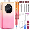 SAVILAND 2026 Electric Nail Drill Kit 30S Quick Removal Nail File 40000RPM - color: Yellow-orange