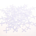 Cosmos Tile Spacers 1/8 Inches (3 mm) Wide Wall & Floor Tiles Spacers, X-Type, 500 Pcs, White Plastic