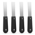 4 PCS Small Putty Knife 1 Inch Putty Knife, Putty-Scraper | Stainless Steel Flexible Spackle Knifes, for Patching Painting Taping Decals Drywall Wall Paper Scraping Coating