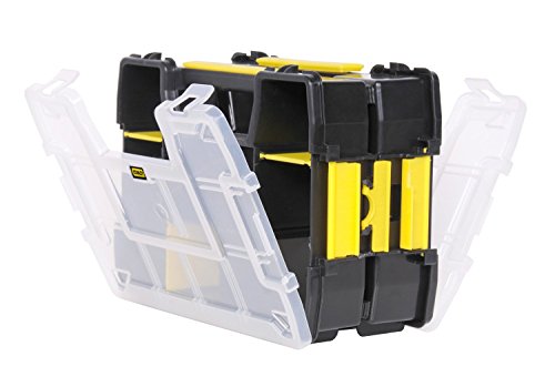 Stanley Sortmaster Lite Organizer 11.5" Lx2.5" Wx8.5" H Black Yellow Clear