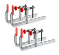 HimaPro 12 Inch Heavy Duty Bar Clamp Set, 4 Pack – Drop Forged Steel F-Clamps with 1200 lbs Load Capacity and 4-3/4 Inch Throat Depth for Welding, Woodworking, and Metalworking - size: 1200 lbs Load Limit