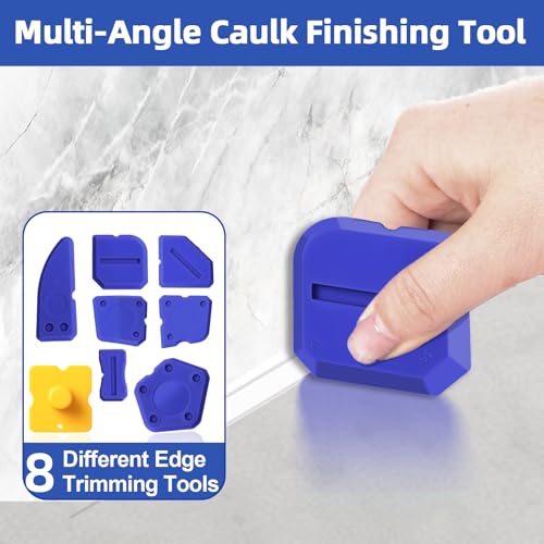 25 PCS Caulking Tool Kit-Caulk Remover,Grout Scraper,Sealant Finishing Tool