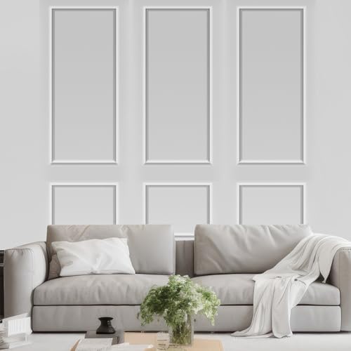 Pangda 3set Peel and Stick Wall Molding Kit 3D Premade, 24x54in - size: 24x54in