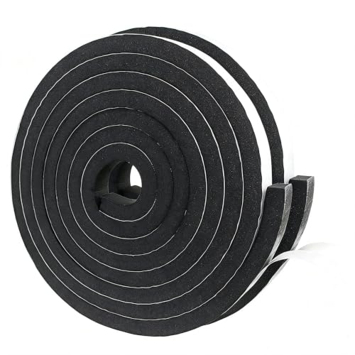 DGSL Foam Weather Stripping, 1" x3/4", 33Ft Door Window Seal Tape - size: 1In x 3/4In x 33Ft