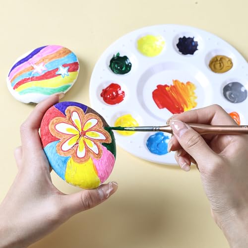 Mr. Pen- Bulk Round Paint Tray Palettes, 48 Pack - size: 48 Pack