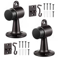 Yaocom 2 Pack Heavy Duty Floor Mounted Door Stop 3.5 Inch Aluminum Commercial Grade Door Stopper with Rubber Bumper & Stainless Steel Screws (Oil Rubbed Bronze) - color: Oil Rubbed Bronze