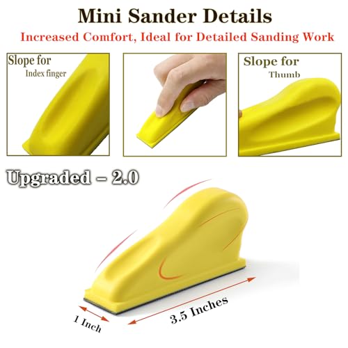 70PCS Micro Detail Sander Kit, Silicon Carbide Wet Dry Sandpaper - style: Grey(Grit 400-3000)