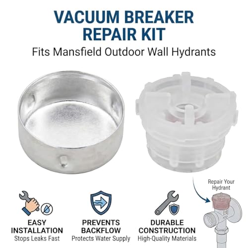 2Pcs 630-7500 Vacuum Breaker Repair Kit | Fits for 300 400 500 Series Part Accessories, Anti Siphon Repair Kit, Pressure Vacuum Breaker, Outside Faucet Wall Hydrants