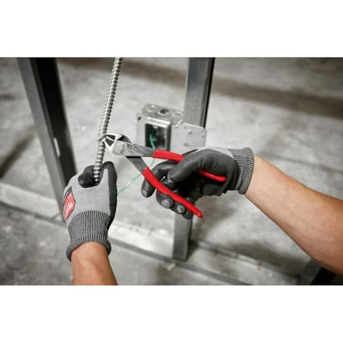Milwaukee Electric - 8 Diagonal Dipped Grip Cutting Pliers USA