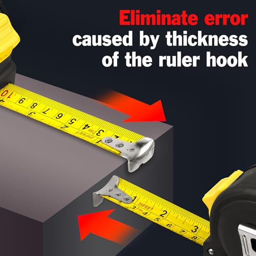 Tape Measure 25 ft, 6 Pack Bulk Easy Read Measuring Tape Retractable, Measurement Tape 25 FT by 1 in