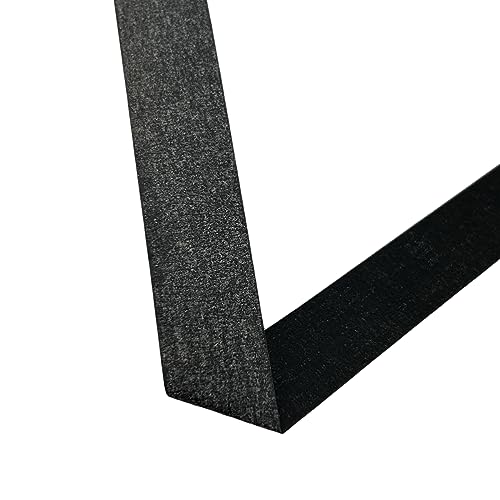 Black Masking Tape, 1 Inch x 55 Yards, 2 Rolls - color: Black