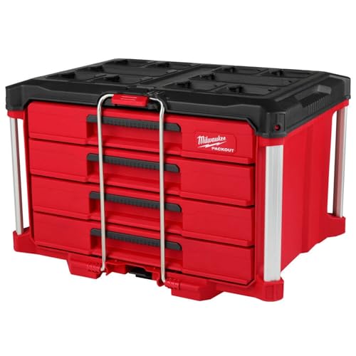 Milwaukee Packout 4 Drawer Tool Organizer Box - 48-22-8444