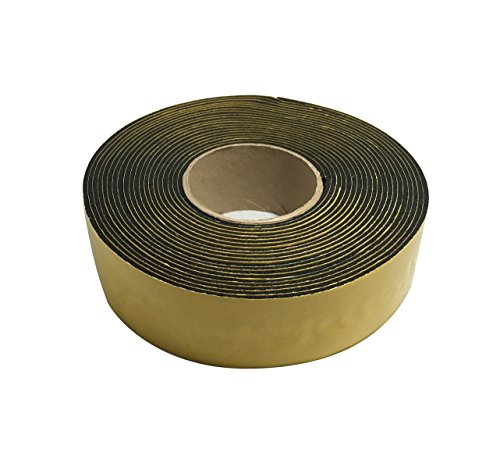 Frost King IT30/8 Rubber Insulation Tape, 2in Wide x 1/8in Thick x 30ft Long, Black - size: 30 Foot (Pack of 1)