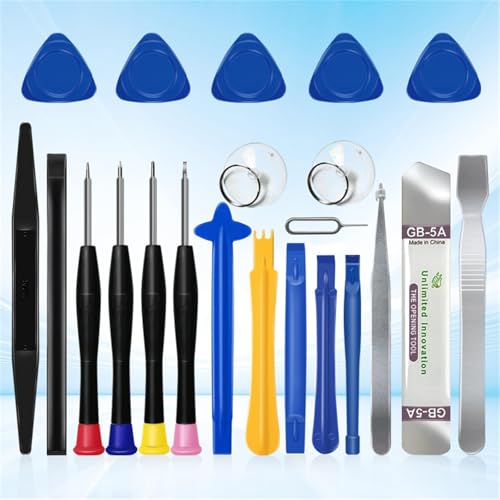 EFAITHFIX 22 in 1 Repair Tool Kit, 22-Piece Opening Pry Tool Screwdriver Set, Electronics Magnetic Precision Screwdriver Set for iPhone,iPad,Computer,Cell Phone,Laptop,Tablet,MacBook,Watch,Camera, etc - size: 22 in 1