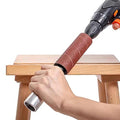 Portable Spindle Sander Hand-Held Rubber Sanding Drum for Drill 4-1/2" x 1-1/2" and 4-1/2" x 1" Hand Drum Sander (Silvery) - color: Silvery