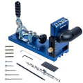 POWERTEC Aluminum Pocket Hole Jig Set with 1-1/4" OD Dust Port, Drill Bit, Drill Stop, Toggle Clamp, Screws. Adjustable Pocket Screw Jig for Woodworking DIY Carpentry Projects & Wood Joinery (71844) - style: AluminumPocket Hole Jig Set w/ Toggle Clamp