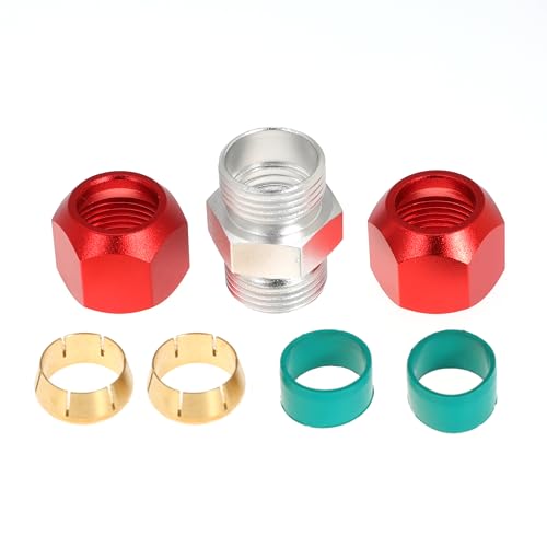 Air Conditioning Repair Splice for Dorman 800-640 800-641 800-642 5/8 inch 3/8 inch 1/2 inch Line Splice A/C Line Splice Repair Tools Connector Kit - size: Line-64012