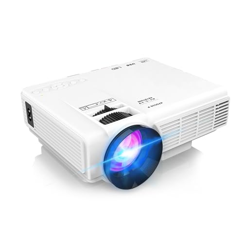 【Netflix Ready】PANSEBA Smart Mini Projector with 1080P HD, 5G WiFi & 2 Way Bluetooth, Portable Outdoor Movie Projector for Phone/Laptop/Games - style: Netflix Version