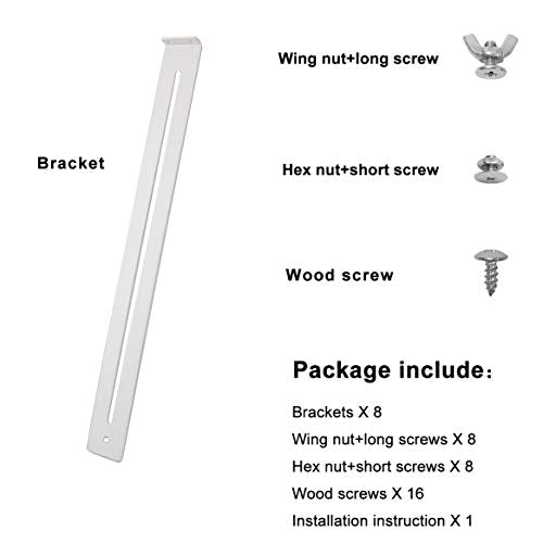 FRMSAET Drawer Repair Kit -Reinforce Drawers Furniture Hardware -4 Pack - size: 4 Pack