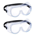 Safety Goggles Over Glasses, Anti Fog Protective Eyewear for Lab - color: White