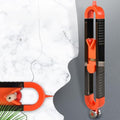 Contour Gauge Profile Tool with Lock Precision Ruler for Irregular Shapes Measuring Woodworking and DIY Projects
