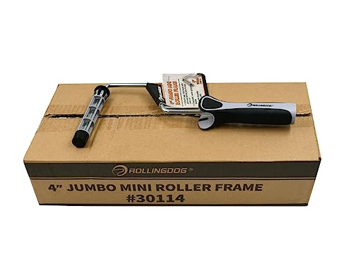 ROLLINGDOG 4" Jumbo Mini Paint Roller Frame - color: paint roller frame(Pack of 12)