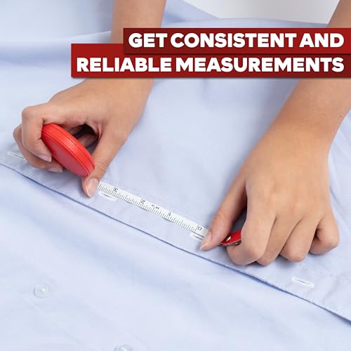 XFasten Retractable Tape Measure 3-Pack 60-Inch 1.5M Clothing Tape Measure for Sewing and Body Measurements