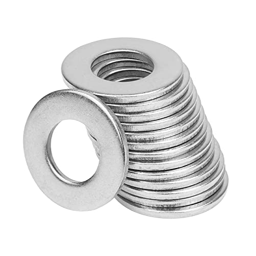 1/2 Inch Flat Washers, 304 Stainless Steel Flat Washers, 25 Pieces - size: 1/2" (25 Pieces)