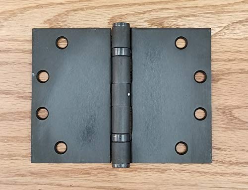 Wide Throw Hinge 180 Degree Oil Rubbed Bronze 4.5 Inch x 6 Inch 2-Pack - color: Oil Rubbed Bronze