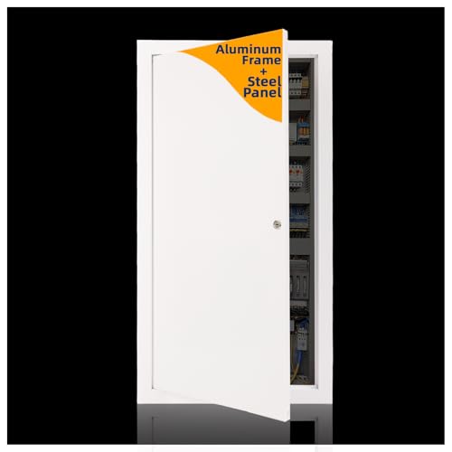 12x24 Access Panel for Drywall,Metal Drywall Access Panel for Plumbing | Wall Access Panel for 12x24 Hole,Access Door for Attic Basement Bath,Thicken 1mm Steel&Aluminum Frame,Outer Size 13.5x25.5" - size: 12"Wx24"H
