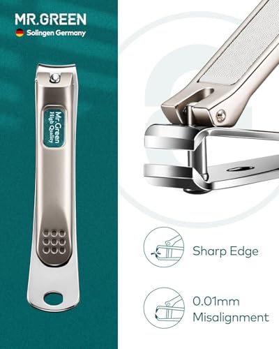 MR.GREEN 12-in-1 Manicure & Pedicure Set – Professional German Stainless Steel Nail Clippers,Cuticle Tools & Nail Care Kit, Travel Grooming Kit for Men & Women with Leather Case (Caramel Brown) - color: Orange