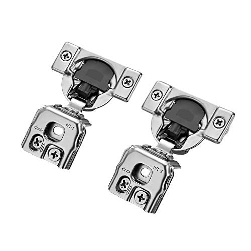 Soft Close Hinges for Kitchen Cabinet Hinges, 1-1/4 Inch Overlay, 50 Pack - size: 1-1/4 inch Overlay