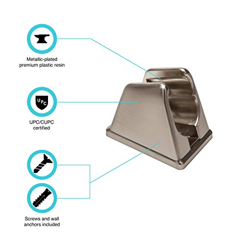 Dura Faucet DF-SA156-SN RV Handheld Shower Wand Bracket (Satin Nickel) - color: Brushed Satin Nickel