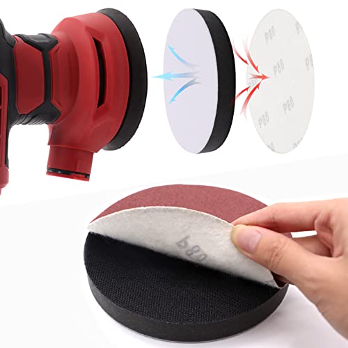 3 Pack 5 Inch Interface Pads - Foam Sanding Pads for Orbital Sander - size: 5 inch - 3 Pack