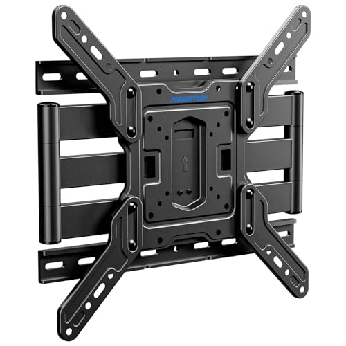 MOUNTUP Ultra Slim Full Motion TV Wall Mount, 1.3" Thin Low Profile TV Bracket for 26-60" LED OLED QLED TVs,Smooth Swivel Tilt Extension,Max Vesa 400x400mm,Up to 88lbs,Fits Single 12" 16" Studs,MU0062 - size: Ultra Slim TV Mount