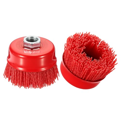 2Pack 3" Wire Brush for Angle Grinder with 5/8"-11 Arbor - size: 3"/75mm