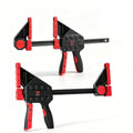 2-Pack 600lbs Clamping Force Bar Clamps For Woodworking，6 Inch Wood Clamp, Four Times Clamping Force of Standard Products, One Hand Heavy Duty Bar Clamps, Quick Grip Clamps for Carpentry - size: 6 INCH