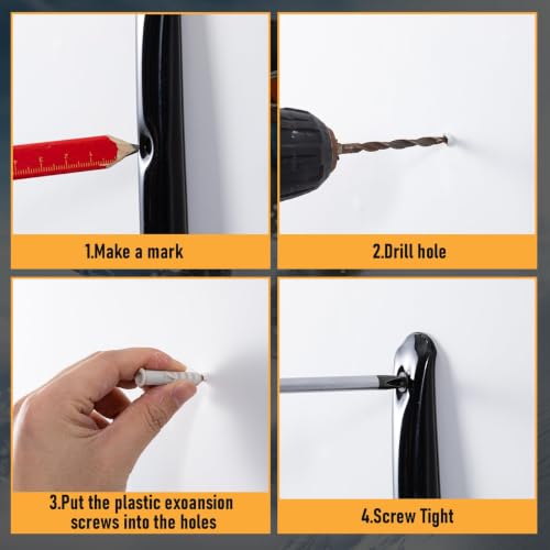 15 Inch Garage Hooks, Heavy Duty Kayak Storage Hooks, Black, 4 Pack - size: 15 in