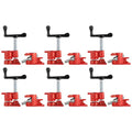 6 Pack 3/4" Wood Gluing Pipe Clamp Set, Pipe Clamps for Woodworking - style: 6 Pack, 3/4"