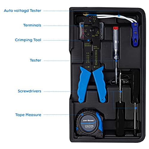 CARTMAN 122-Piece Auto Tool Set, Blue Drive Socket Wrench Kit, Storage Case | Versatile socket wrench and tool accessory set for auto checks, home repairs, DIY projects, garage work, and maintenance use. - style: 122 PC
