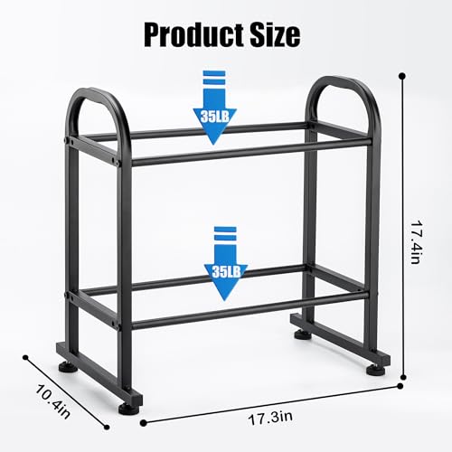 facka 3D Printer Filament Storage Rack,2-Tier Metal Filament Spool Holder