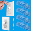 4 Pack Toggle Light Switch Cover Guard, Baby Proof, Clear - size: 4 pack / clear