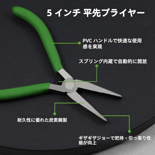 Flat Nose Pliers - 5 Inch Mini Duckbill Pliers for Jewelry Making, Wire Wrapping & Bending - style: Flat Nose Pliers with Jaw