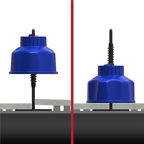 MARSHALLTOWN FASTcap Spacer Bases, Straight, 1/8 Inch, Tile Leveling | Straight Spacer Bases, 1/8 Inch, Tile Leveling System, Even Grout Lines, Bag of 50, BASE18STR