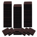 48 Pcs 1"/25mm Square Felt Furniture Pads, 5mm Thick, Brown - size: 1 inch